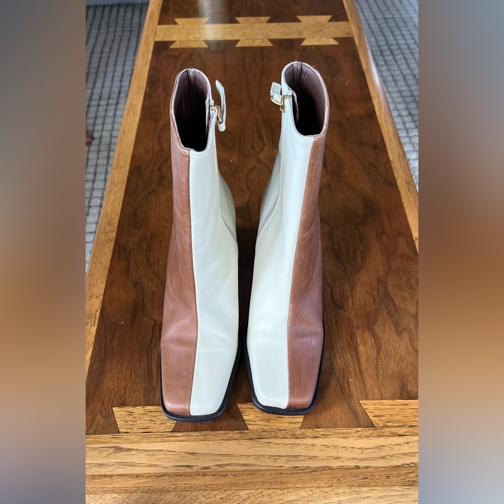 ALOHAS Bicolor Leather Boots Excellent Condition
